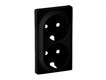 Панел за контакт VALENA   • Двоен - черен   • С детска защита