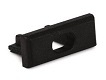 Endcap-MICRO-PLUS-OTW • Тапа - черна • с отвор