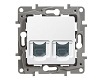 UTP розетка NILOE - 2xRJ45