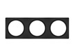 SPOT FRAME 100x300 BK • Тройна рамка