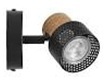 Decor Spot Cork 1x3.4W   GU10 2700K DIM - BK