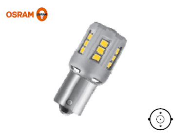 BA15s - OSRAM Standart LED - 12V - до изчерпване