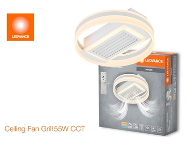 LEDVANCE CCT LED плафон с вентилатор Ceiling Fan Grill Ring 55W