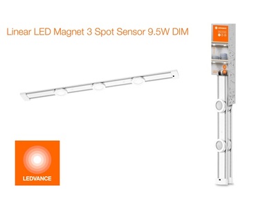 LEDVANCE LINEAR LED Magnet 3 Spot Sensor 9.5W DIM