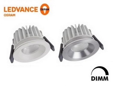 LED луна за вграждане LEDVANCE Spot 8W с IP65 - Димируема