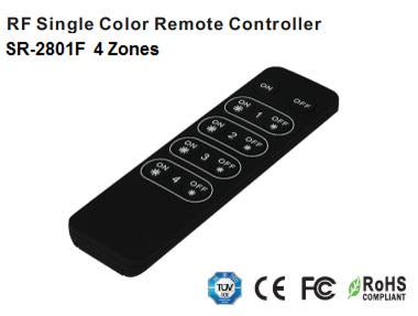 RF LED Димер SR-2801-F ( 4 зони )