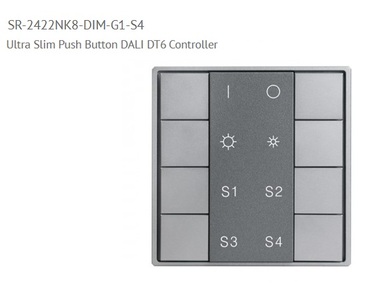 SR-2422NK8-DIM-G1-S4 - Луксозен DALI панел
